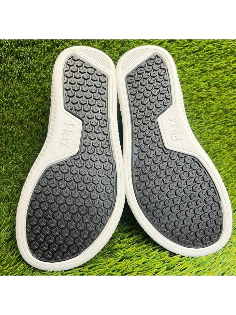 Flux Footwear Adapt Trainer White Womens Size 7.5 Athletic Knit Shoes Sneakers